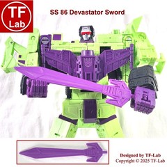 Upgrade Kit: Transformers Studio Series SS 86 Devastator Sword + Drill Hands