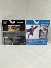 DC BATMAN 1st Edition & SUPERMAN 1 Edition Action Figures Bundle SEALED NEW
