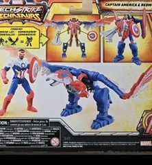 Marvel Mech Strike Mechasaurs Captain America & Redwing 4″ Action Figure Hasbro