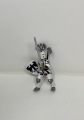 PAPO Toys – White, Black and Silver Knight 2002 – Medieval Figurine