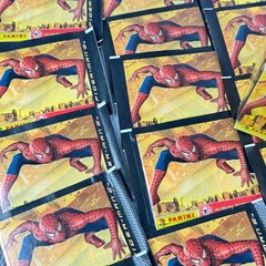 49x Vintage 2004 Spider-Man Packet of Panini Album Stickers Movie Marvel Comics