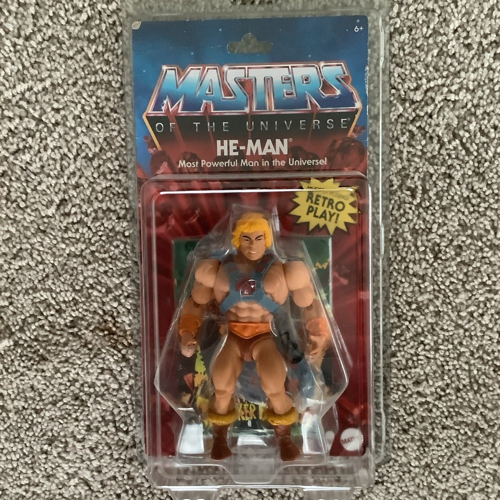 Masters of the Universe He-Man Retro Play! Action Figure, Ages 6+