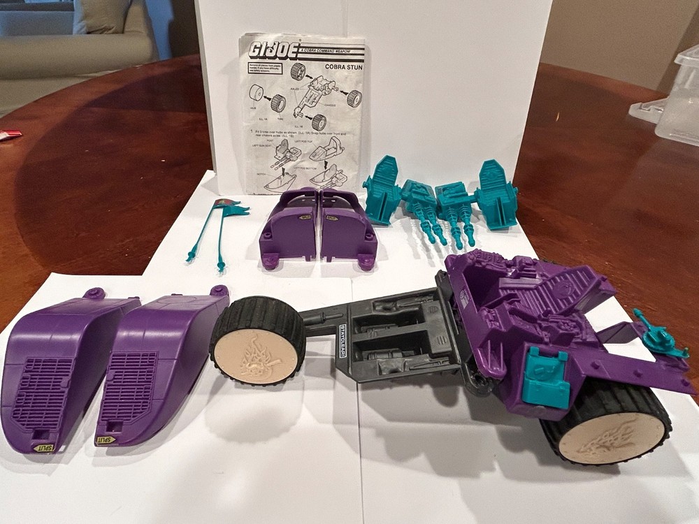 GI JOE ARAH 2004 Convention Exclusive Dreadnok Stun 100% W/Blueprints Nice Minty