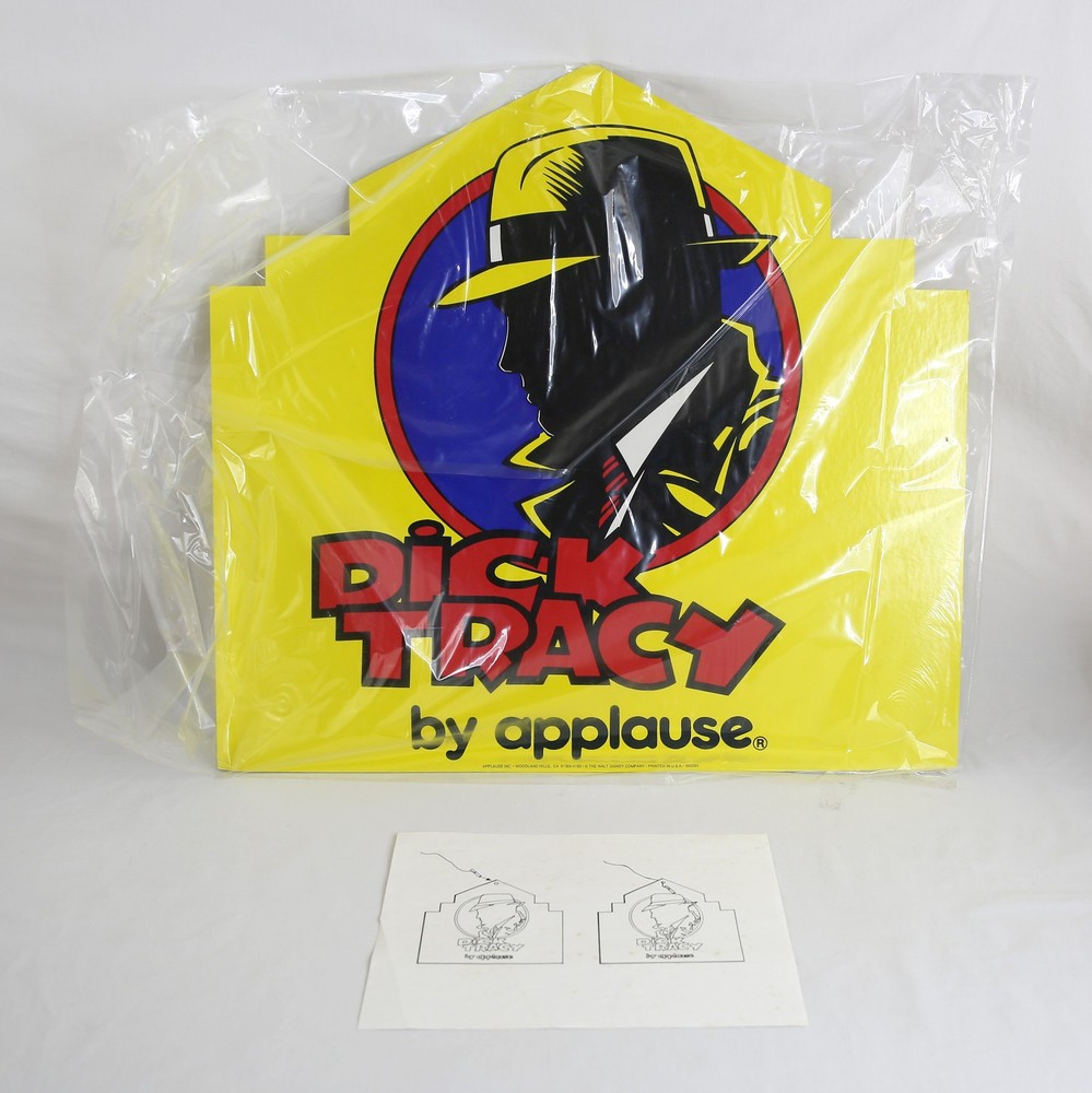 1990 Dick Tracy Applause Promotional Advertising Mobile Display NOS