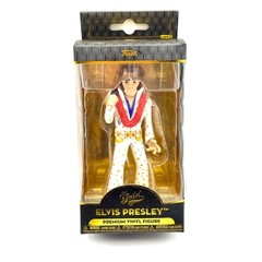 Funko Gold Elvis Presley 5 Inch Premium Vinyl Figure Vaulted 2022 White Jumpsuit