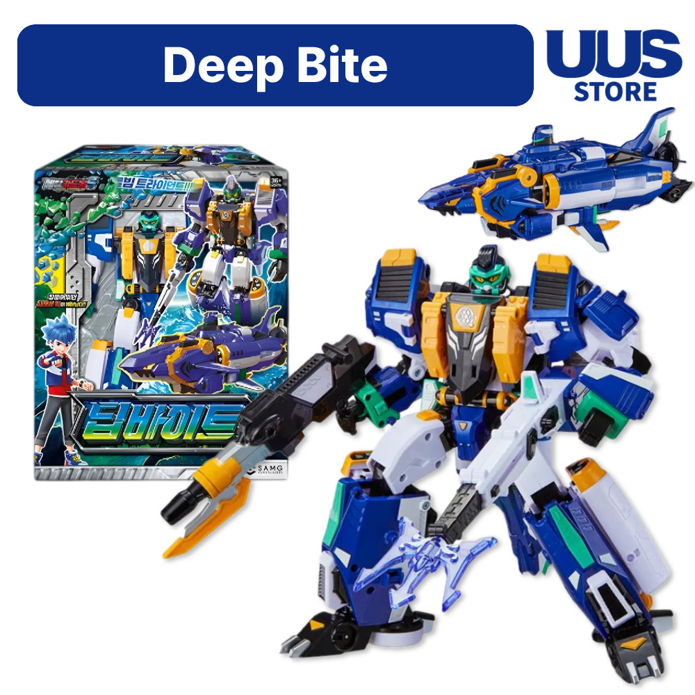 Metal Cardbot S DEEP BITE Transform Robot Action Figure Toy 2025 SAMG
