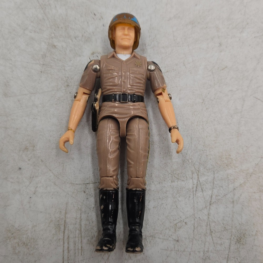 Vintage 1980 Mego Chips JON Action Figure with Helmet