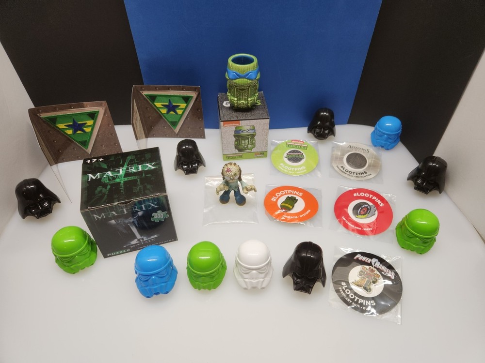 Loot Crate Lot TMNT Star Wars Firefly Matrix Power Rangers Zombies Dystopia More