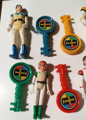 Vintage 1984 Voltron Defender of the Universe Lion Pilots With Keys No Helmets