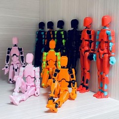 T13 3D Action Figures Set Titan 13 Action Figure Dummy 3D Printed Robo Multi-…
