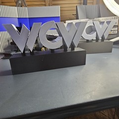 WWE Mattel Two WCW Nitro Stage Entrance Medium Logos (2) Accessory