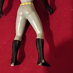 DC Comics Catwoman Batman Action Figure Lot of 2, Plastic Gray/Black/Purple 2008