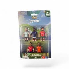 New 5-Pack Supergoal All Stars Collectible Soccer Action Figures