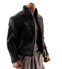 1/6 Short Coat Casual Leather Jacket Fit 12” Action Figure