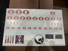 Cobra Mothership Decals and Parachutes Set!
