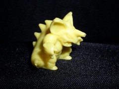 Nidoking Nintendo Pokemon Rubber Eraser Keshi Figure Yellow