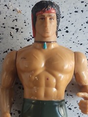 Vintage 1985 Coleco John Rambo “Force of Freedom” action figure.