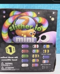 *ULTRA RARE* Bonkers Toys Slither.io Mini Mystery Squishy Slither Series 1 Black