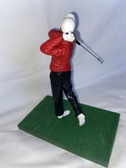 Michael Jordan Custom Boxed Golf Figure 1/1 Bulls NBA McFarlane UD Pro Shots