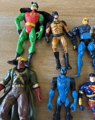 Lot Of 14 – Dc Action Figures Batman Superman Robin