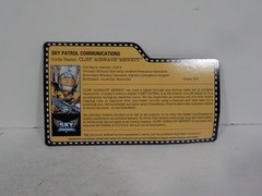 N A0108 GI Joe 2016 Sky Patrol Con Convention Exclusive Airwave w/ File Card