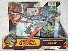 JURASSIC WORLD SURVIVAL DUNKLEOSTEUS & MUTADON STRIKE ATTACK **NEW**