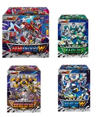 Metal Cardbot W Season3 4Robots Set HEAVY IRON W+PANTHOM HORNET+TIGUN+BLUE COP W