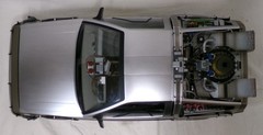 Hot Toys Back To The Future MMS260 DeLorean Time Machine 1/6 Vehicle Complete