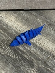 Flexible Toy Shark 3d Printed 175mm