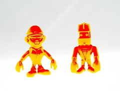 Polyester Pals- Satin Monster & Ron: Space Pimp Orange figures tomland