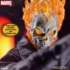 Mezco Toyz One:12 In StockMarvel Ghost Rider And Hell Cycle 1/12 Action Figure