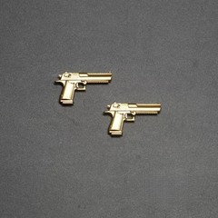 1:12 Handgun Pistols Weapon Model Toys Figure Accessories 1Pair