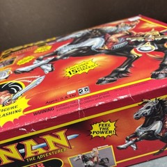 THUNDER BATTLE STALLION CONAN THE ADVENTURER ACTION FIGURE SET HASBRO VINTAGE