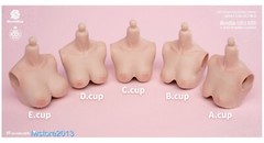 Worldbox 1:6 Big Bust Breast Replacement Cover Model For 12” Female Figure Body