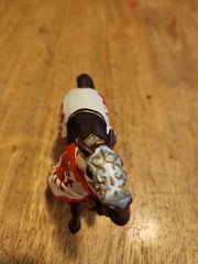 Papo Knight Horse Red And White Vtg 2004 Toy Figure