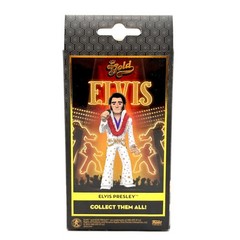 Funko Gold Elvis Presley 5 Inch Premium Vinyl Figure Vaulted 2022 White Jumpsuit