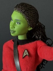 Mattel Barbie Doll Articulated MtM 12” Redressed New Star Trek Lieutenant NEW￼