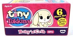 Tiny Tukkins Mystery Plush Mini Baby & Crib Lot Of 4