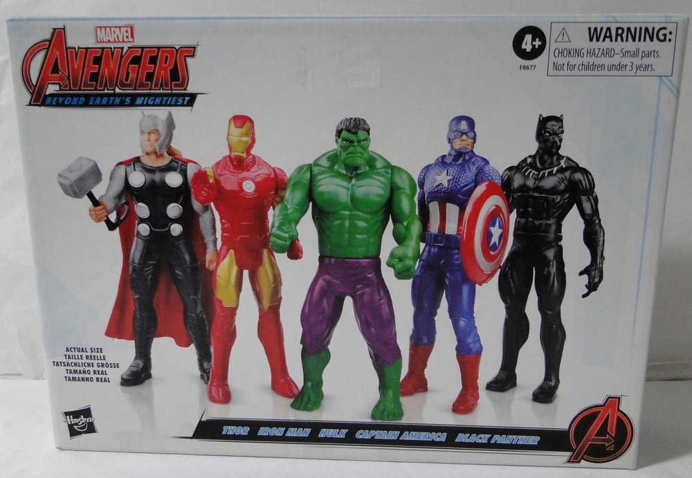 Marvel Avengers: Beyond Earth’s Mightiest Action Figure Set – 5pk NEW Ages 4+