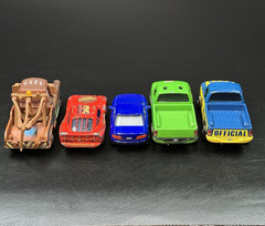 Disney Pixar Cars Diecast Toy car Lot of 5 Mixed – damage Lot *Read Desc