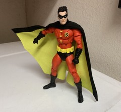 Custom Mcfarlane Batman Robin Tim Drake Wired Cape dc multiverse not fIGURE