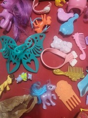 Vintage Hasbro My Little Pony Accessories Variety Lot 50+ Pieces
