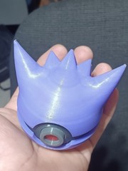 Gengar Pokémon Figure Plastic Toy/Prop, Purple Black Gray Red
