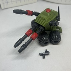Lot of 2 Vintage 1983 GI Joe PAC RAT Machine Gun & Flame Thrower w/Blueprints