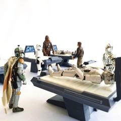 Custom Medical Bed Table #3 for 3.75 Inch 1:18 figures Sci-fi Diorama