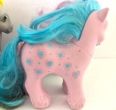 Vintage Lot Of 6 My Little Pony All Say Hong Kong Or China On Foot Hasbro 84-87