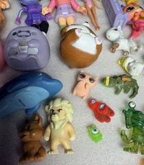 Various 45+ Toy Figurines As Shown Animals Dolls