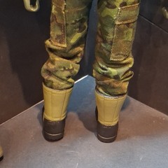 Vietnam War Action Figure w Camo Uniform Clothes Rifle & Backpack Gear 12 in