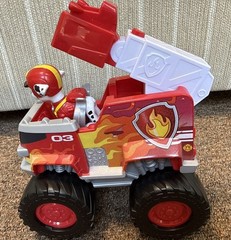 3 PAW Patrol Rescue Wheels Monster Trucks Rubble Zuma Marshall
