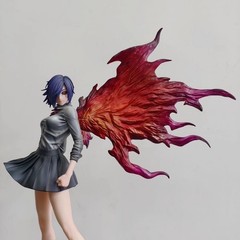 Tokyo Ghoul Touka Kirishima GK 30cm Figure Statue Double Head Carving Model Toy